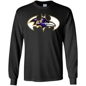 We Are The Baltimore Ravens Batman Nfl Mashup Men Long Sleeve Shirt