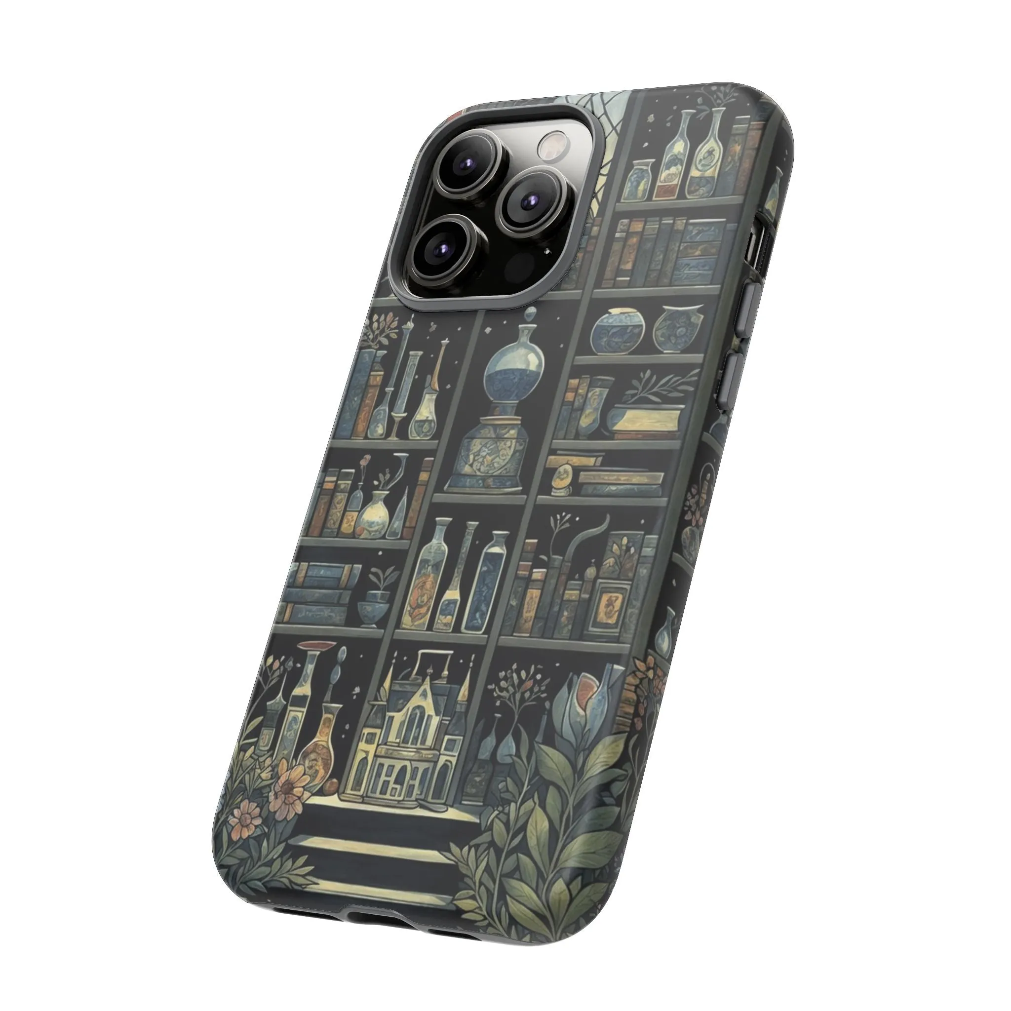 Why settle for a plain old cell phone case when you can have one that screams 'I'm a bookshelf lover'?