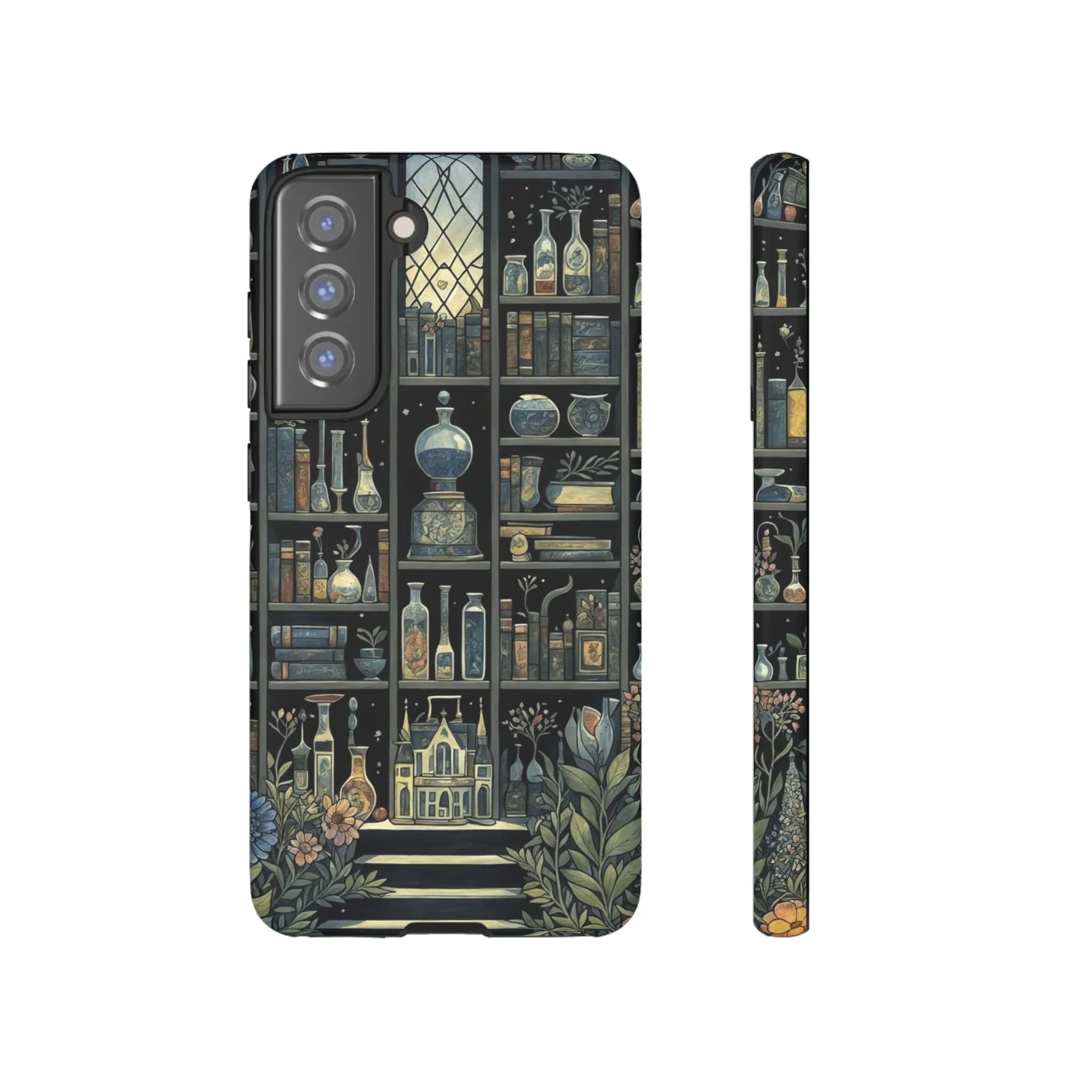 Why settle for a plain old cell phone case when you can have one that screams 'I'm a bookshelf lover'?