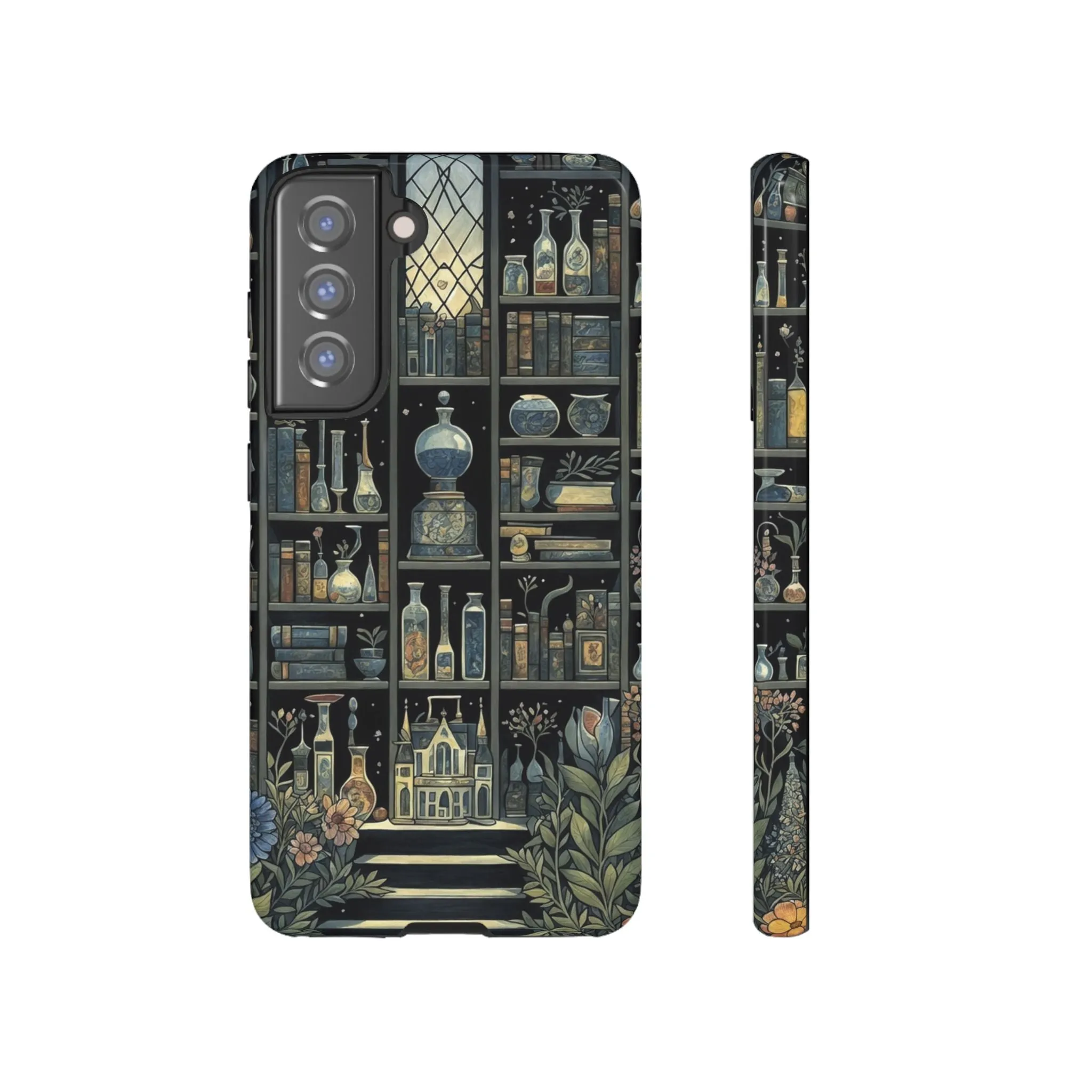 Why settle for a plain old cell phone case when you can have one that screams 'I'm a bookshelf lover'?