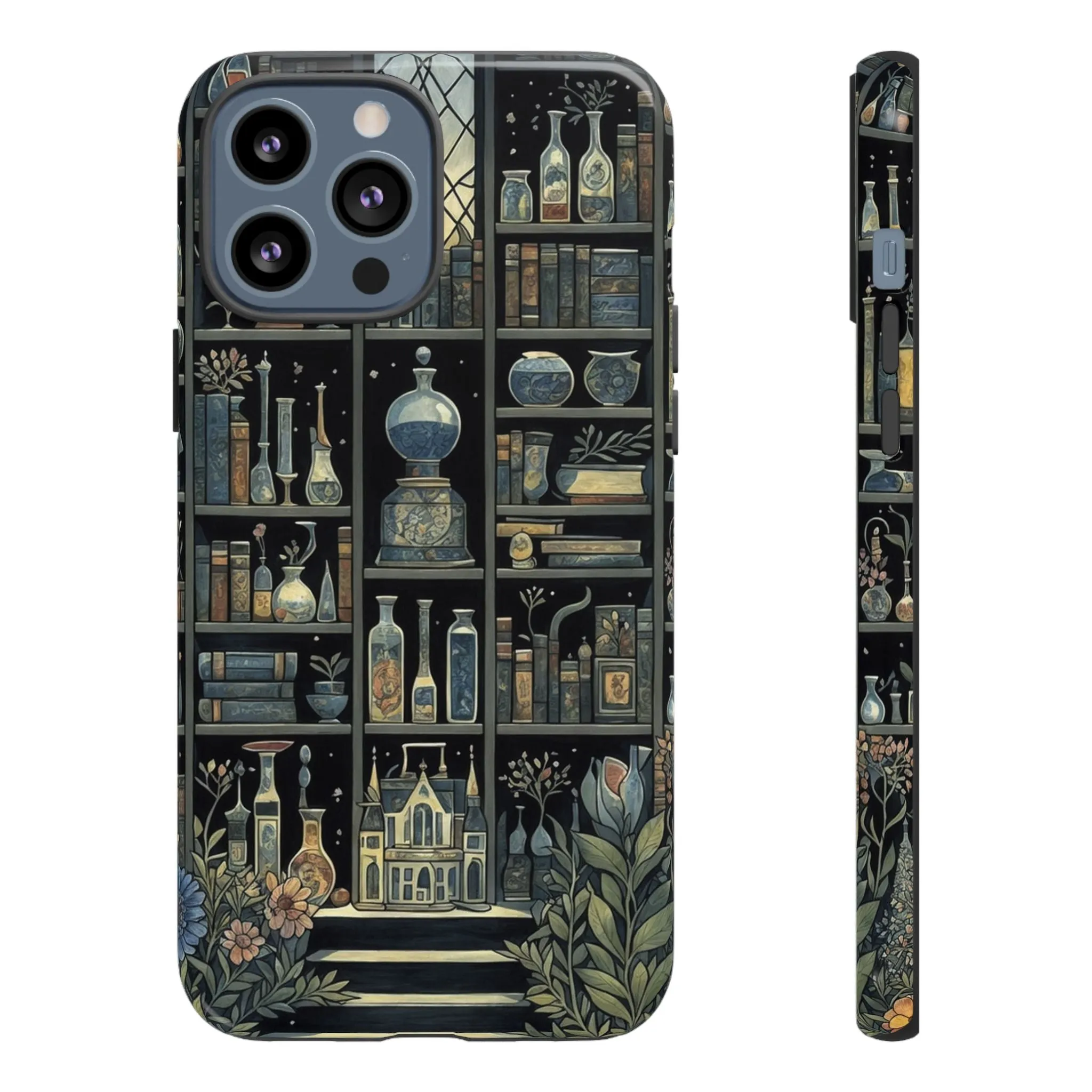 Why settle for a plain old cell phone case when you can have one that screams 'I'm a bookshelf lover'?