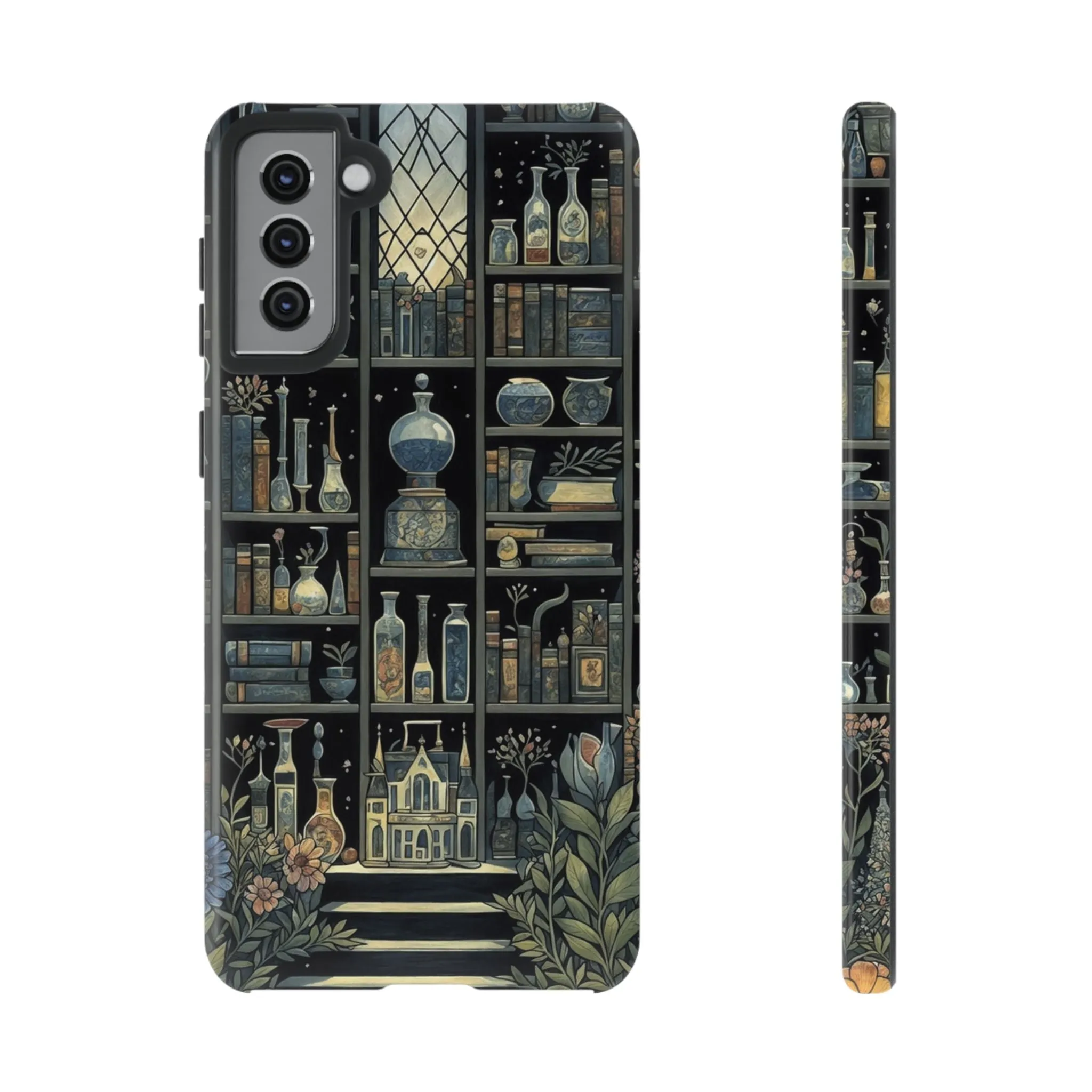 Why settle for a plain old cell phone case when you can have one that screams 'I'm a bookshelf lover'?