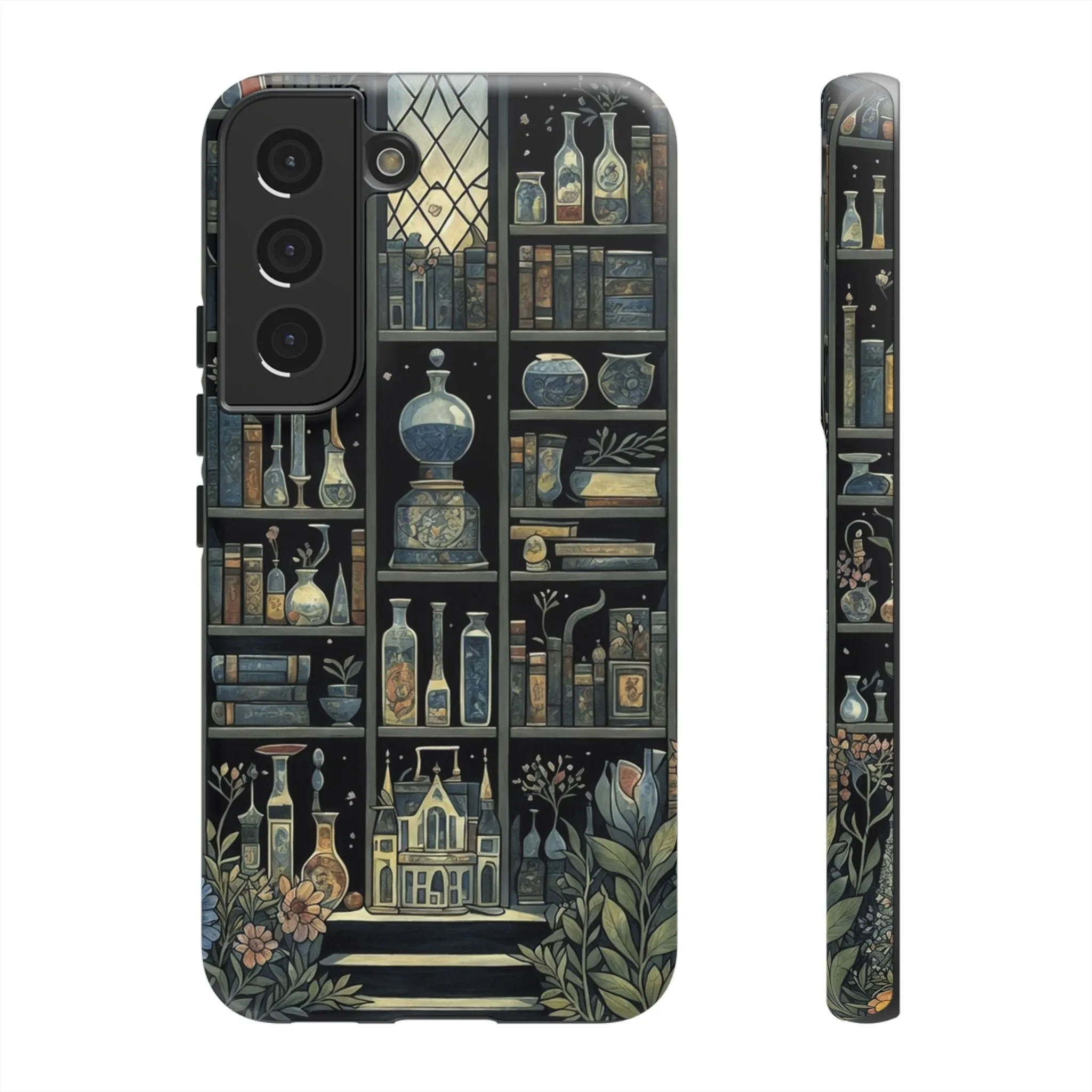 Why settle for a plain old cell phone case when you can have one that screams 'I'm a bookshelf lover'?