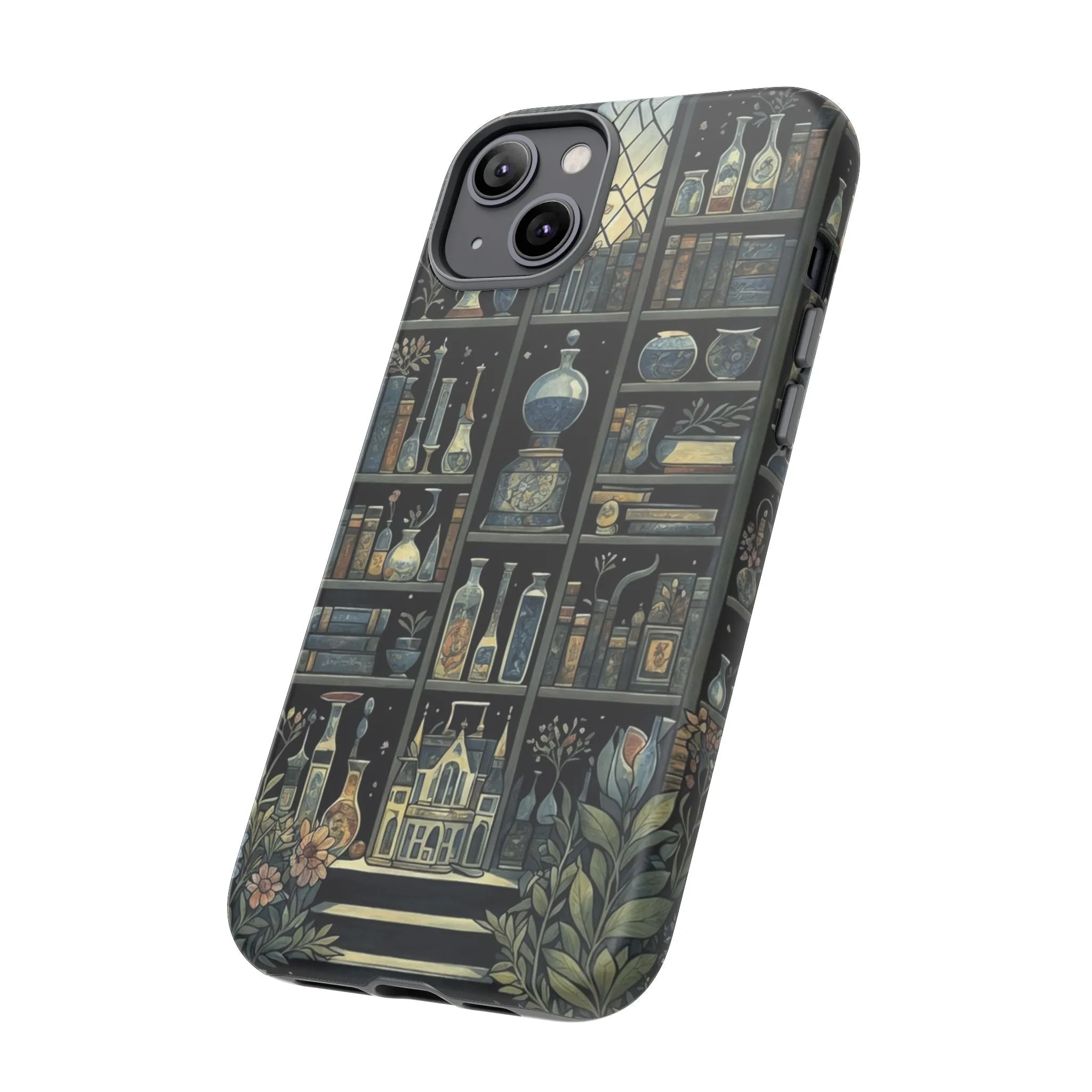 Why settle for a plain old cell phone case when you can have one that screams 'I'm a bookshelf lover'?