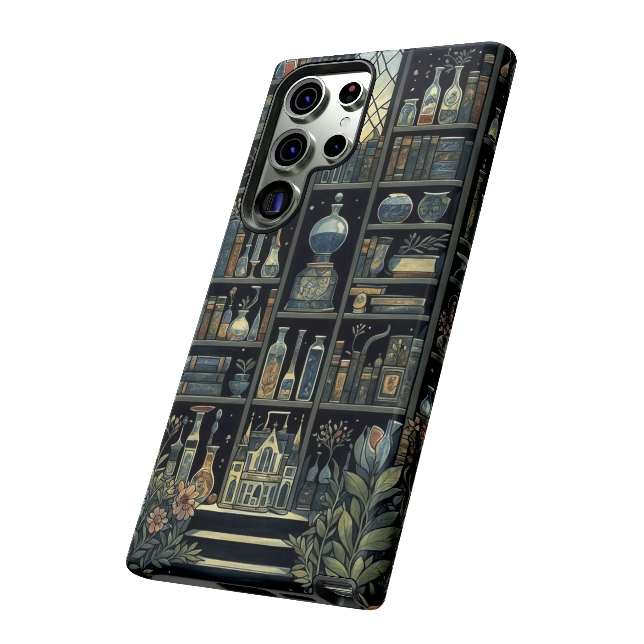 Why settle for a plain old cell phone case when you can have one that screams 'I'm a bookshelf lover'?