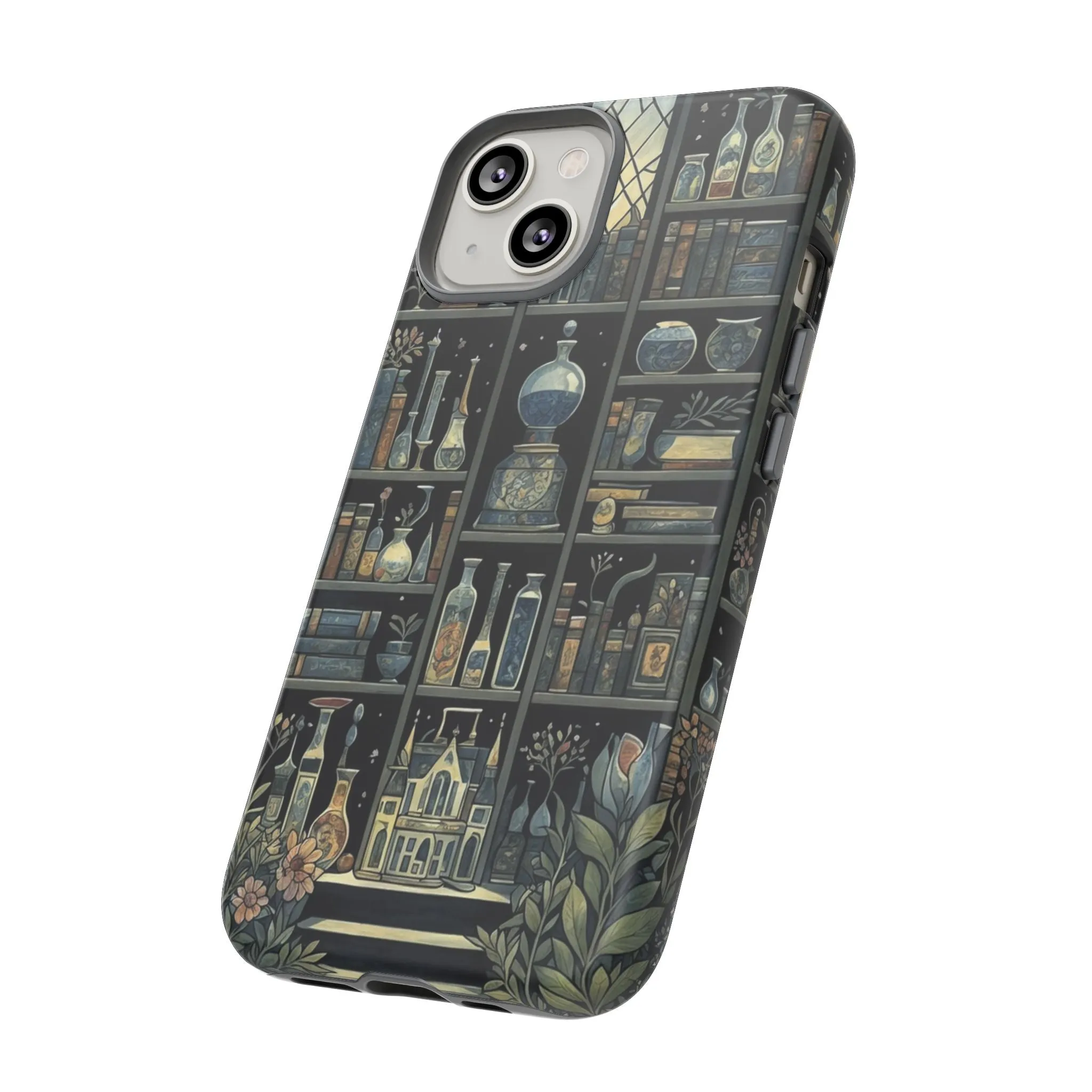 Why settle for a plain old cell phone case when you can have one that screams 'I'm a bookshelf lover'?