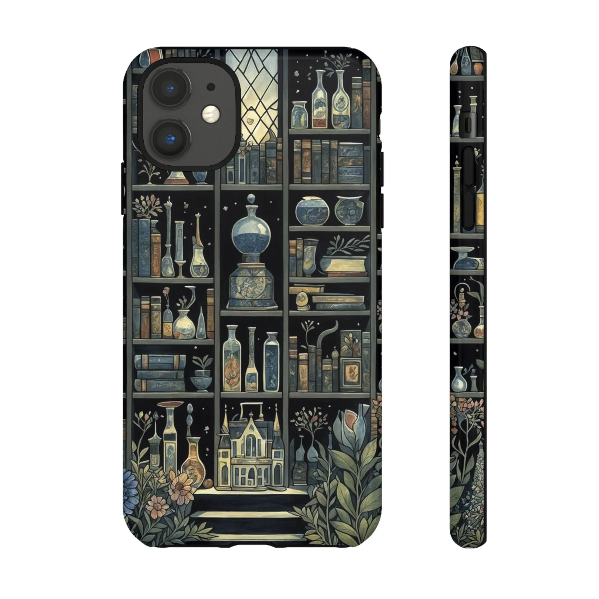 Why settle for a plain old cell phone case when you can have one that screams 'I'm a bookshelf lover'?