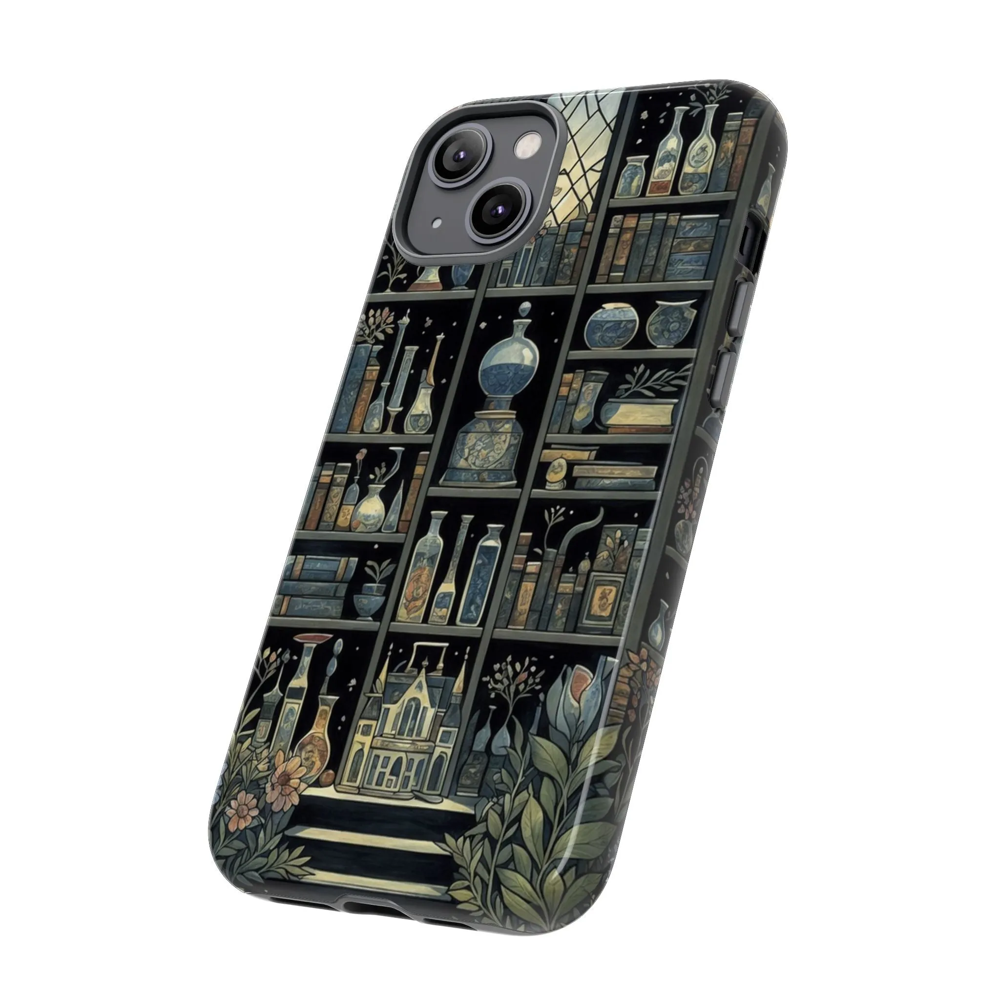 Why settle for a plain old cell phone case when you can have one that screams 'I'm a bookshelf lover'?