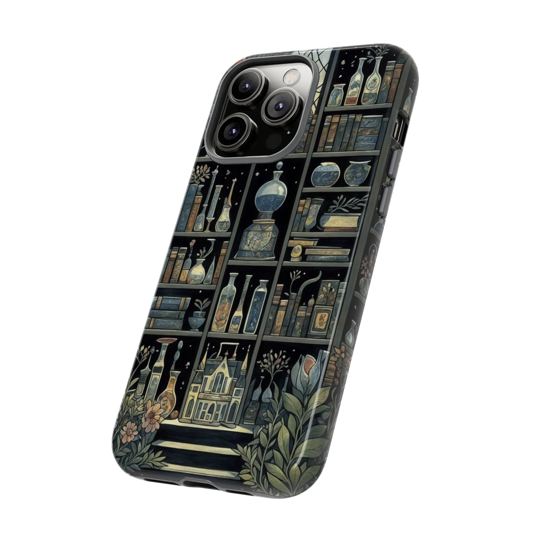 Why settle for a plain old cell phone case when you can have one that screams 'I'm a bookshelf lover'?