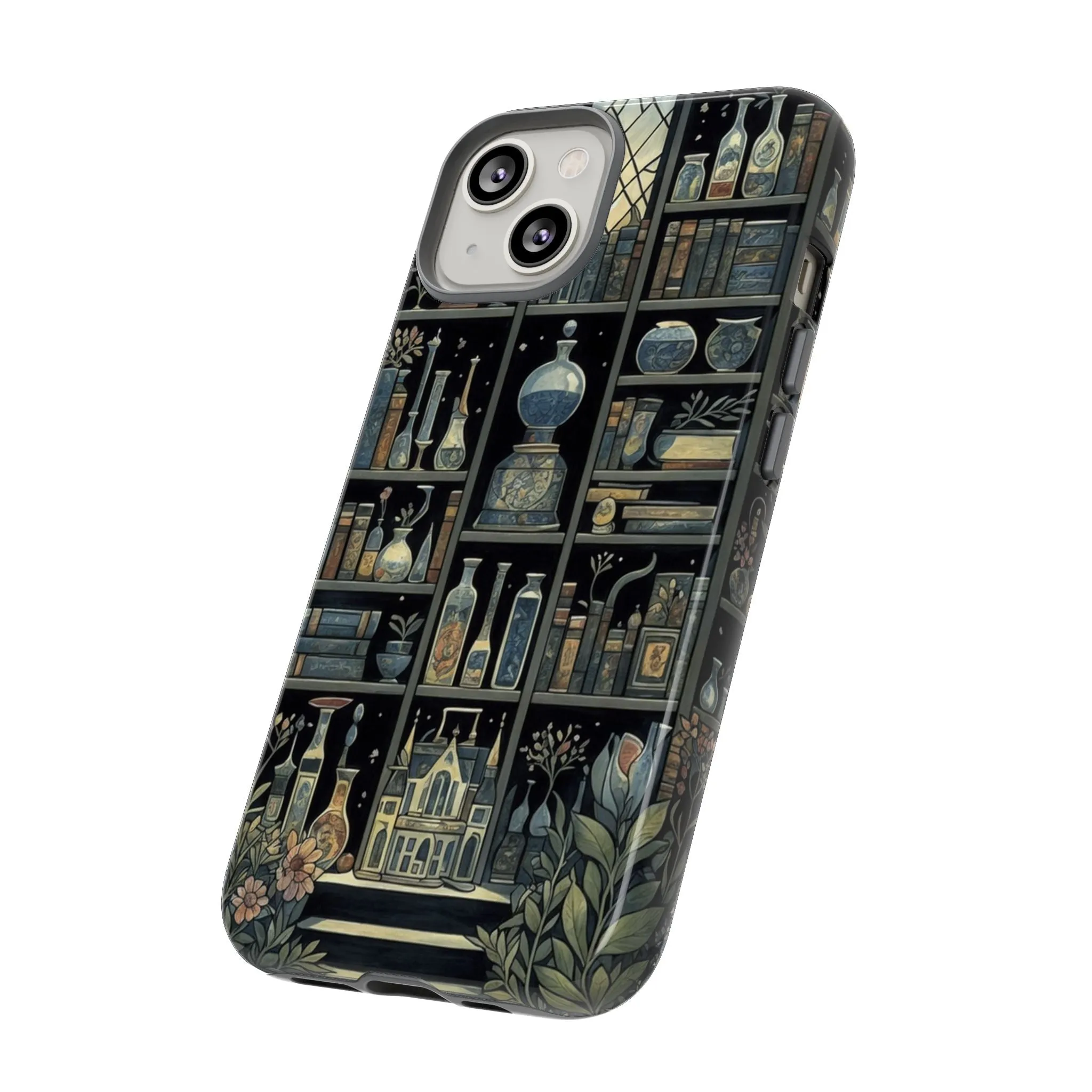 Why settle for a plain old cell phone case when you can have one that screams 'I'm a bookshelf lover'?