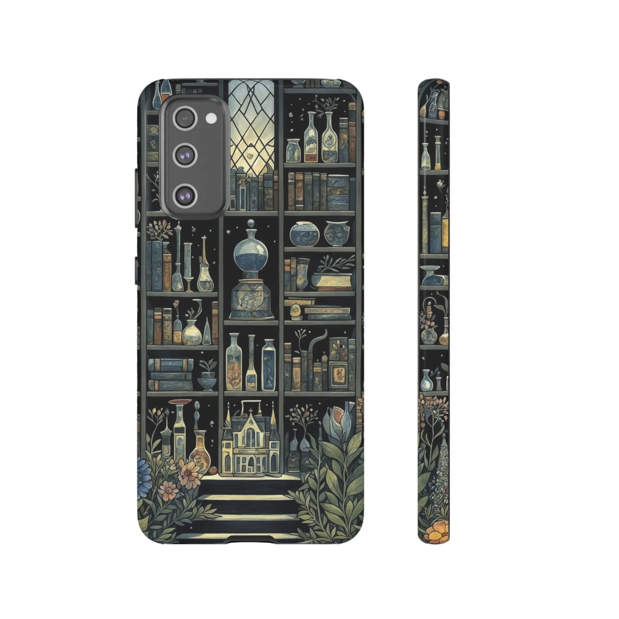 Why settle for a plain old cell phone case when you can have one that screams 'I'm a bookshelf lover'?