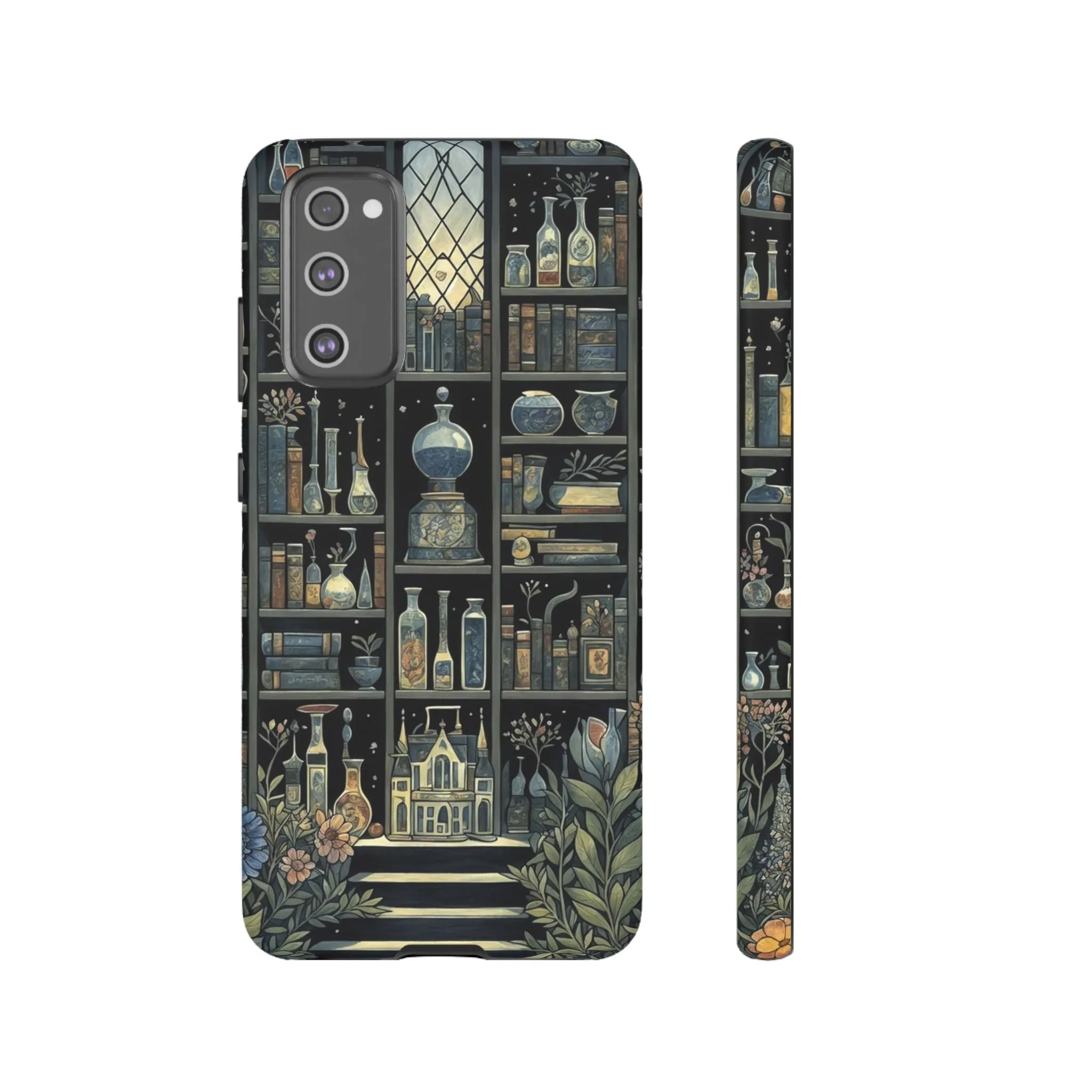 Why settle for a plain old cell phone case when you can have one that screams 'I'm a bookshelf lover'?