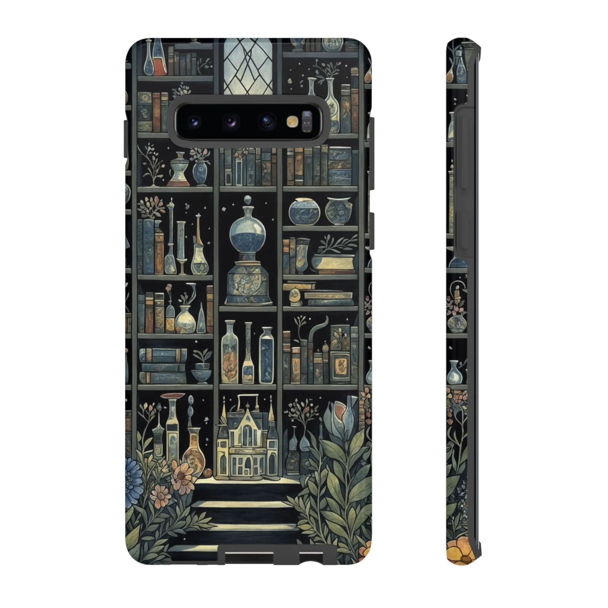 Why settle for a plain old cell phone case when you can have one that screams 'I'm a bookshelf lover'?