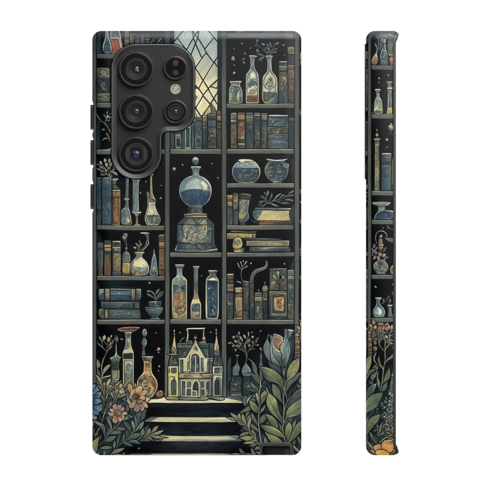 Why settle for a plain old cell phone case when you can have one that screams 'I'm a bookshelf lover'?