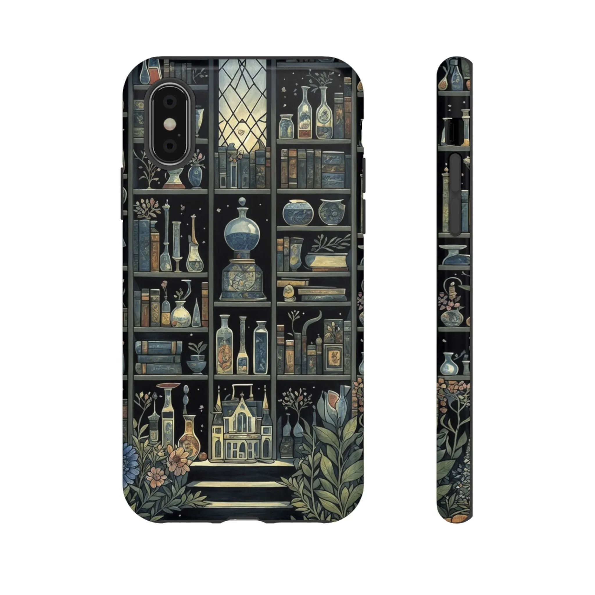 Why settle for a plain old cell phone case when you can have one that screams 'I'm a bookshelf lover'?