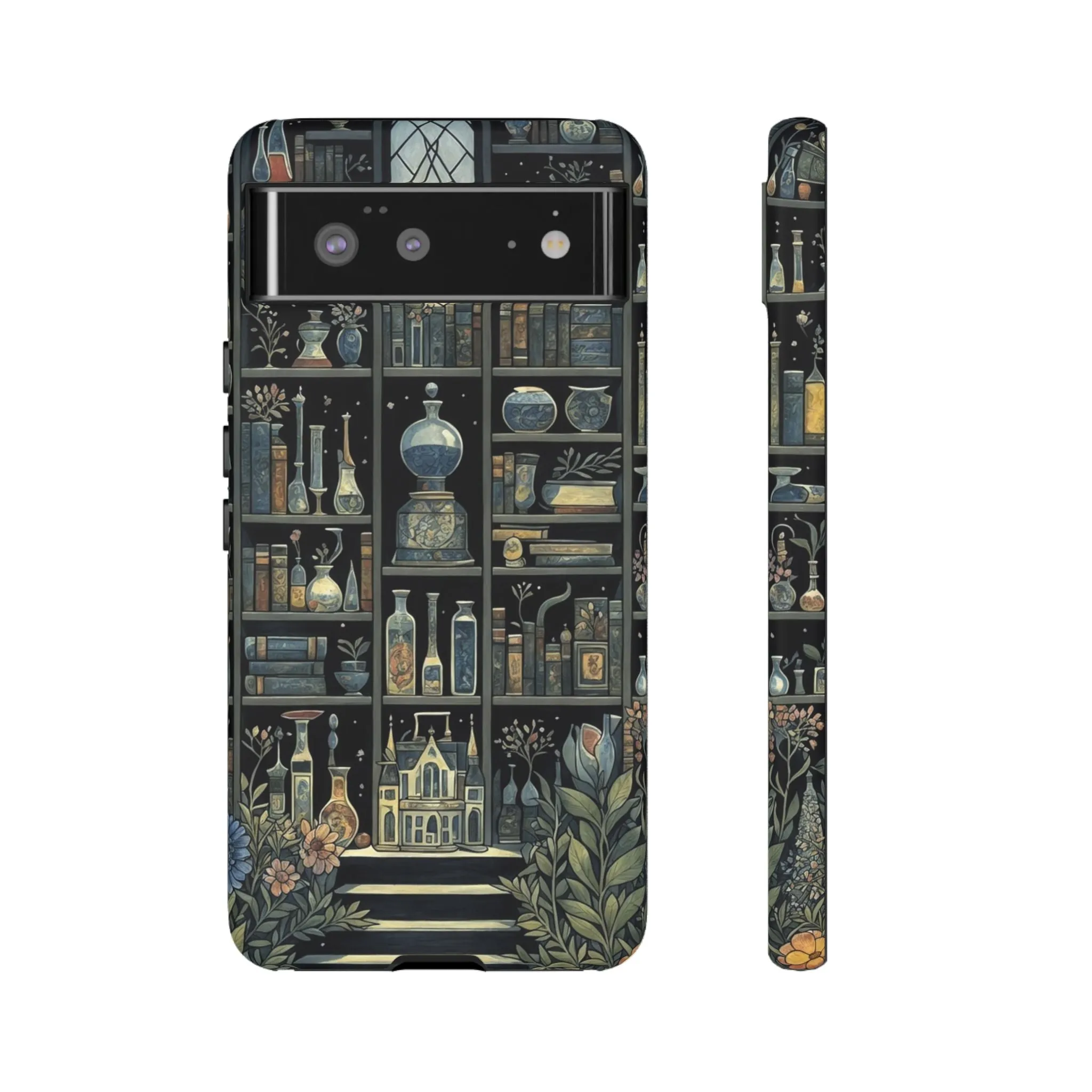 Why settle for a plain old cell phone case when you can have one that screams 'I'm a bookshelf lover'?