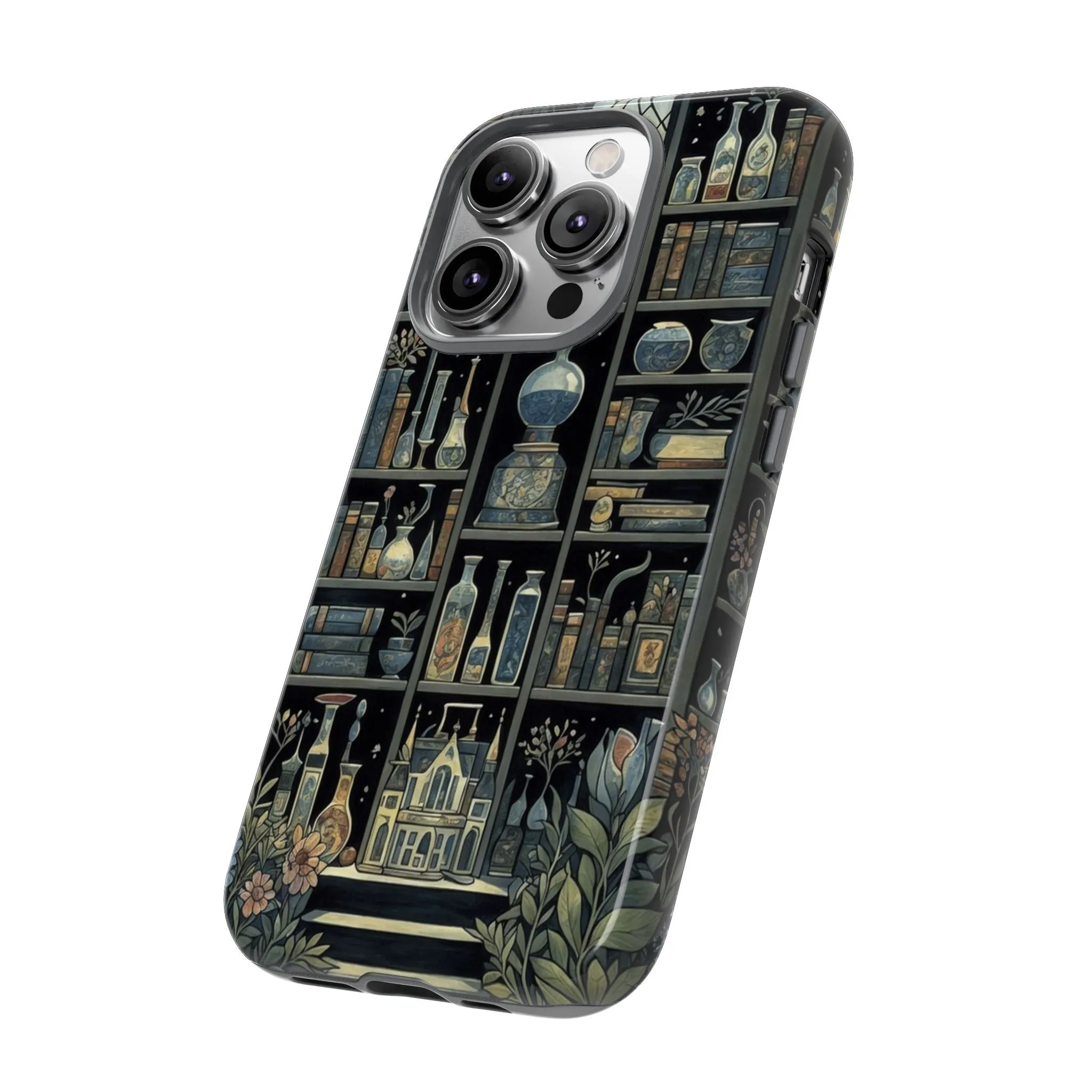 Why settle for a plain old cell phone case when you can have one that screams 'I'm a bookshelf lover'?