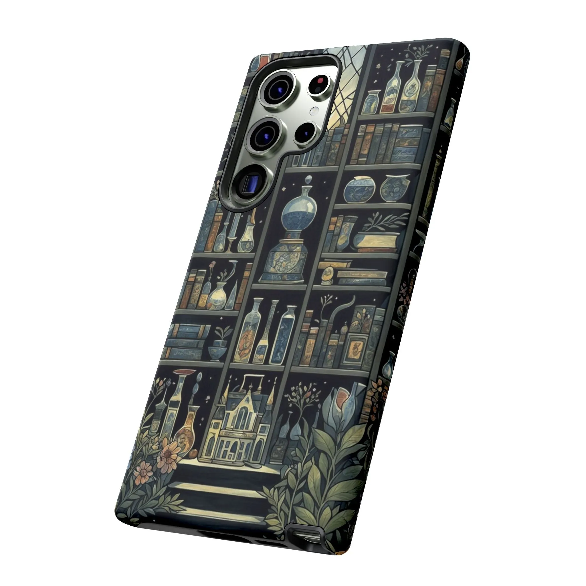 Why settle for a plain old cell phone case when you can have one that screams 'I'm a bookshelf lover'?