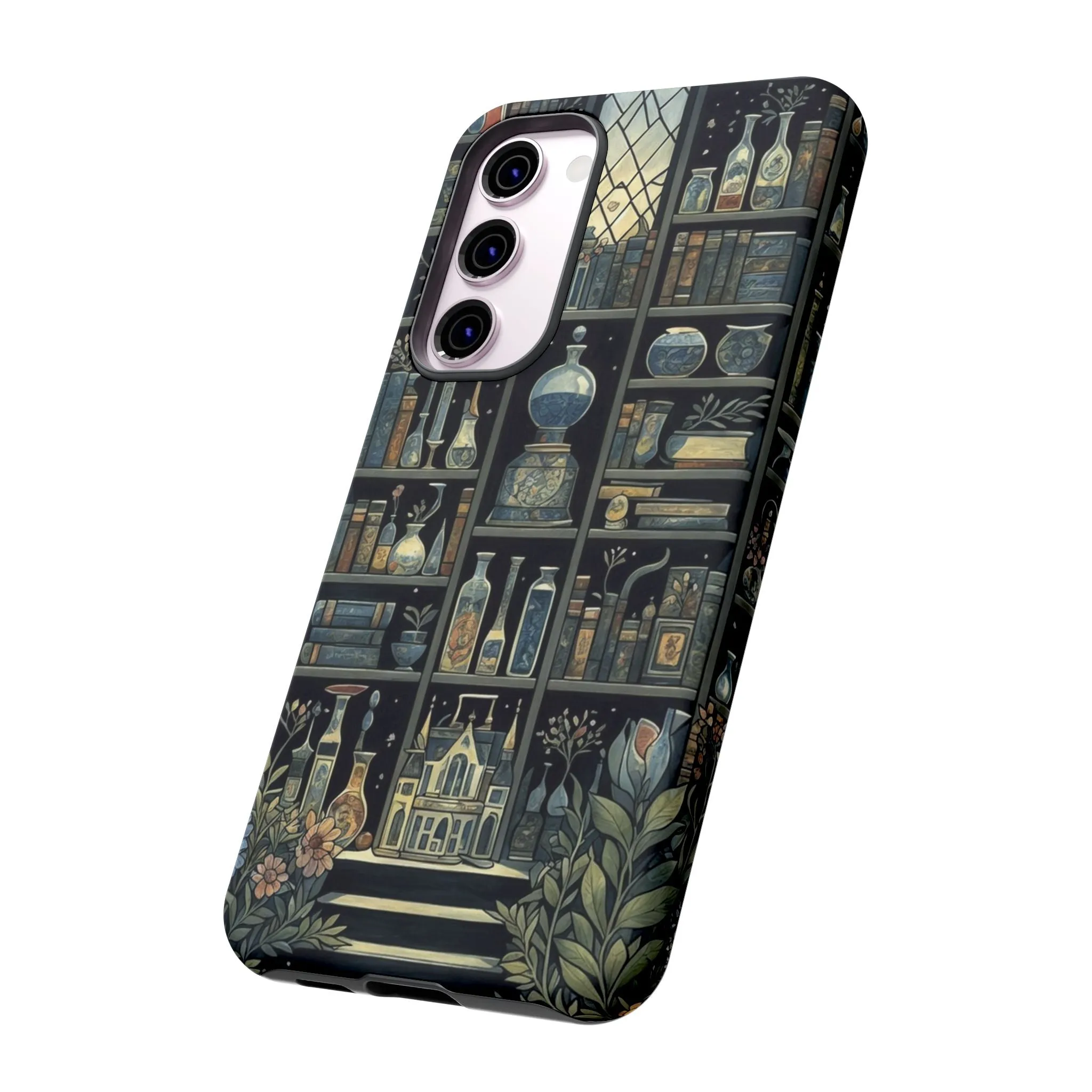 Why settle for a plain old cell phone case when you can have one that screams 'I'm a bookshelf lover'?