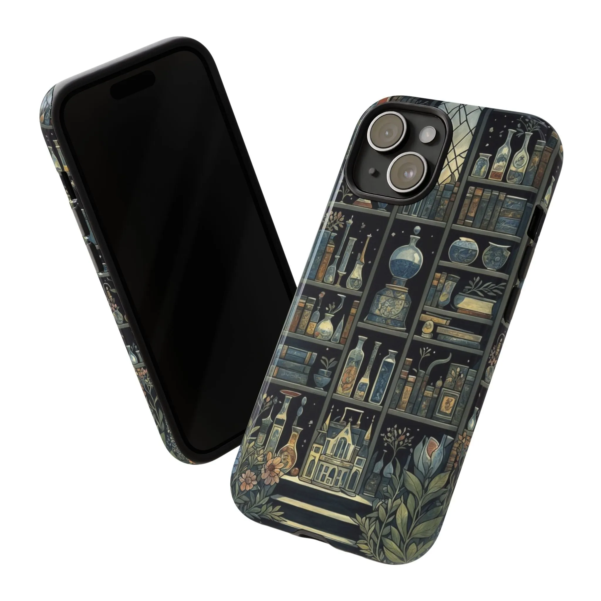 Why settle for a plain old cell phone case when you can have one that screams 'I'm a bookshelf lover'?