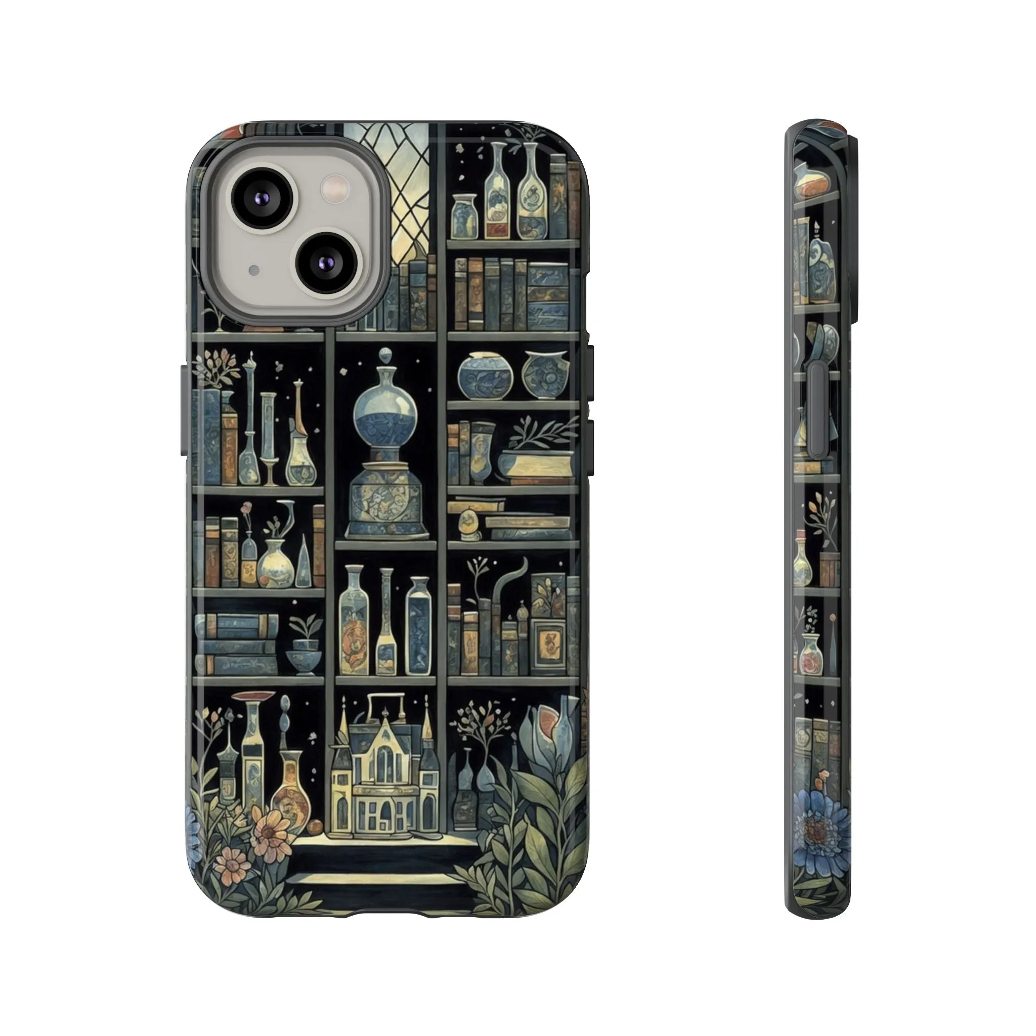 Why settle for a plain old cell phone case when you can have one that screams 'I'm a bookshelf lover'?