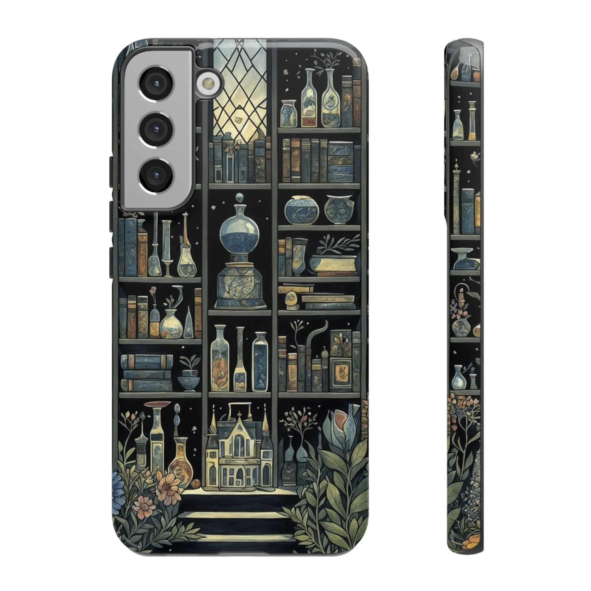 Why settle for a plain old cell phone case when you can have one that screams 'I'm a bookshelf lover'?