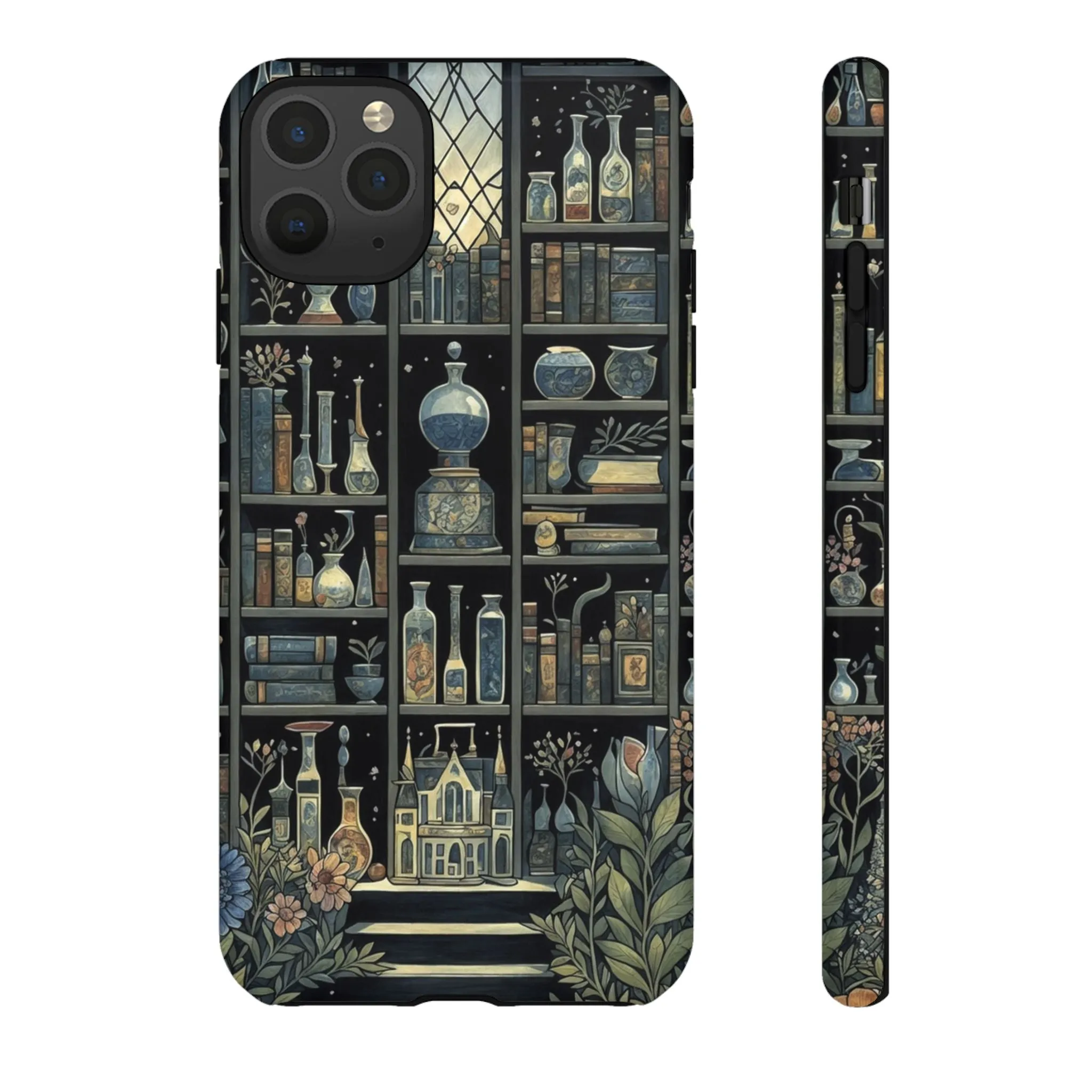 Why settle for a plain old cell phone case when you can have one that screams 'I'm a bookshelf lover'?