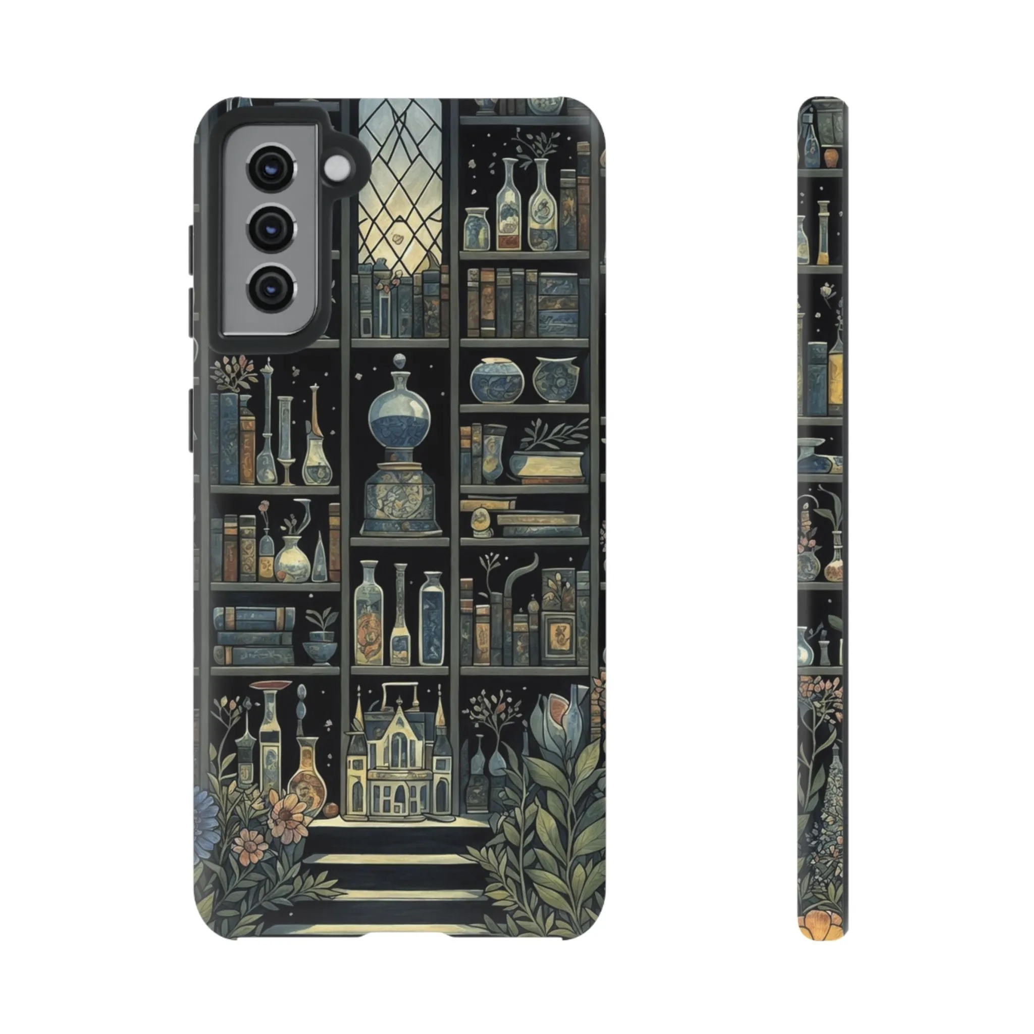 Why settle for a plain old cell phone case when you can have one that screams 'I'm a bookshelf lover'?