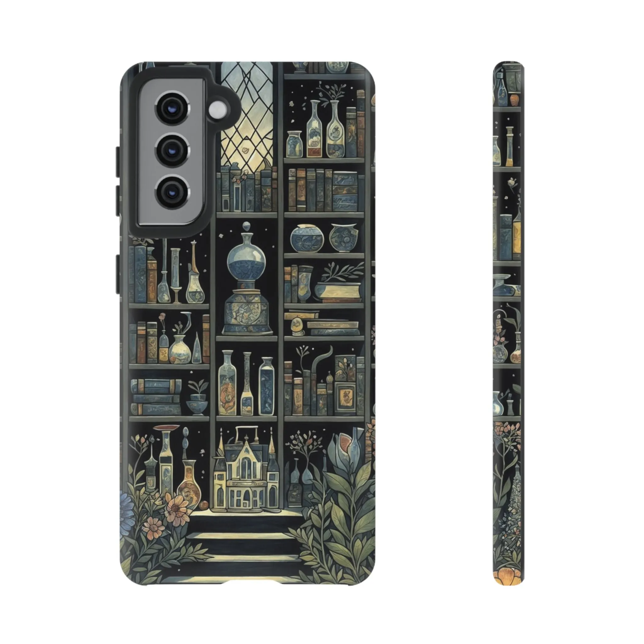 Why settle for a plain old cell phone case when you can have one that screams 'I'm a bookshelf lover'?