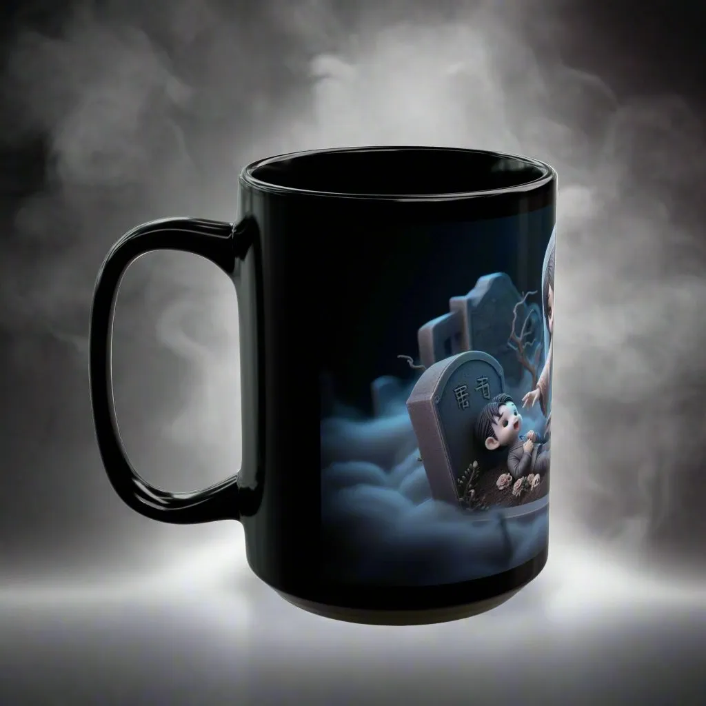 Wicked Whispery Gothic Moments Ceramic Mug – Embrace the Enchantment of Shadows