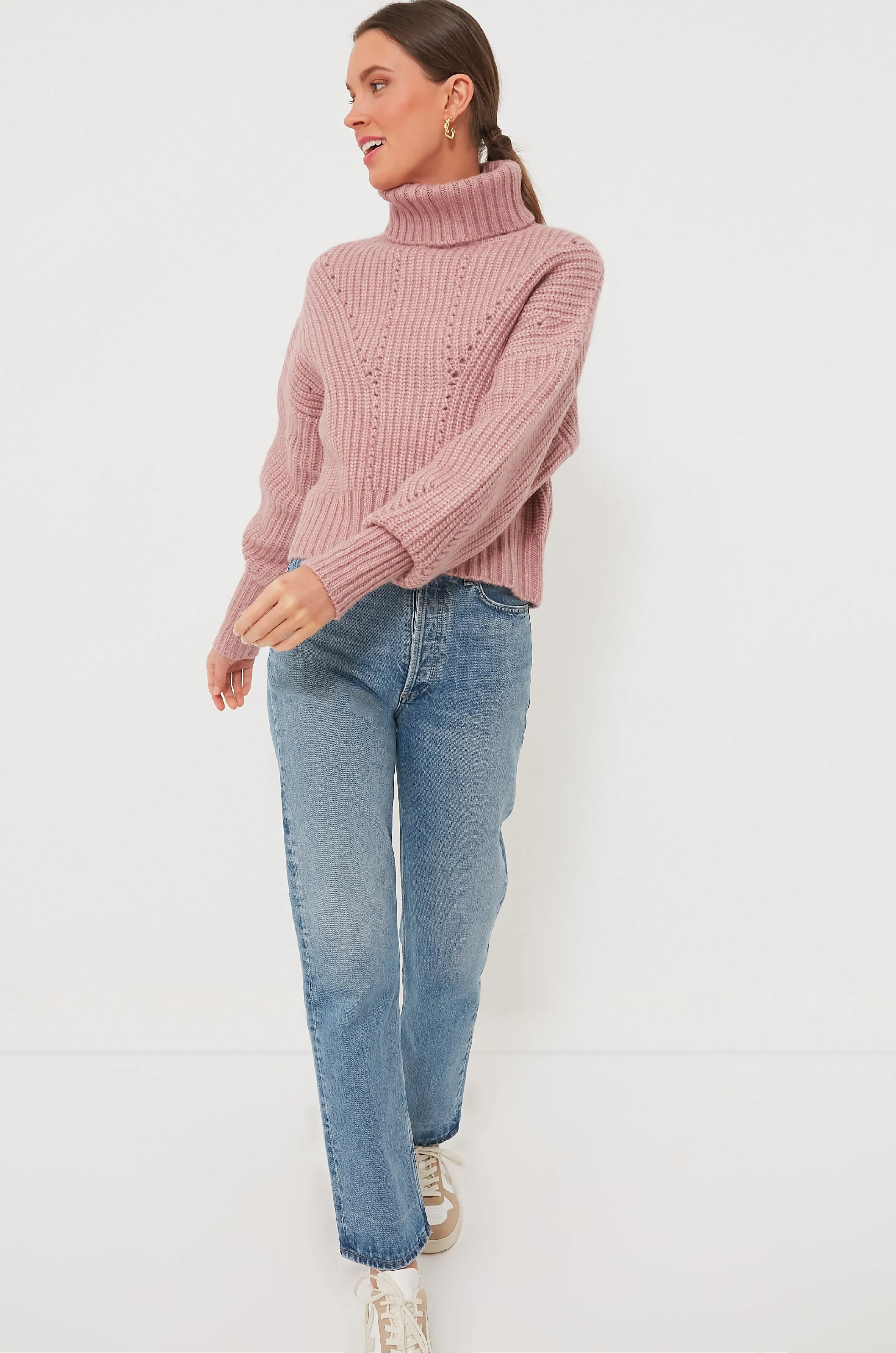 Woodrose Rogan Cropped Knit