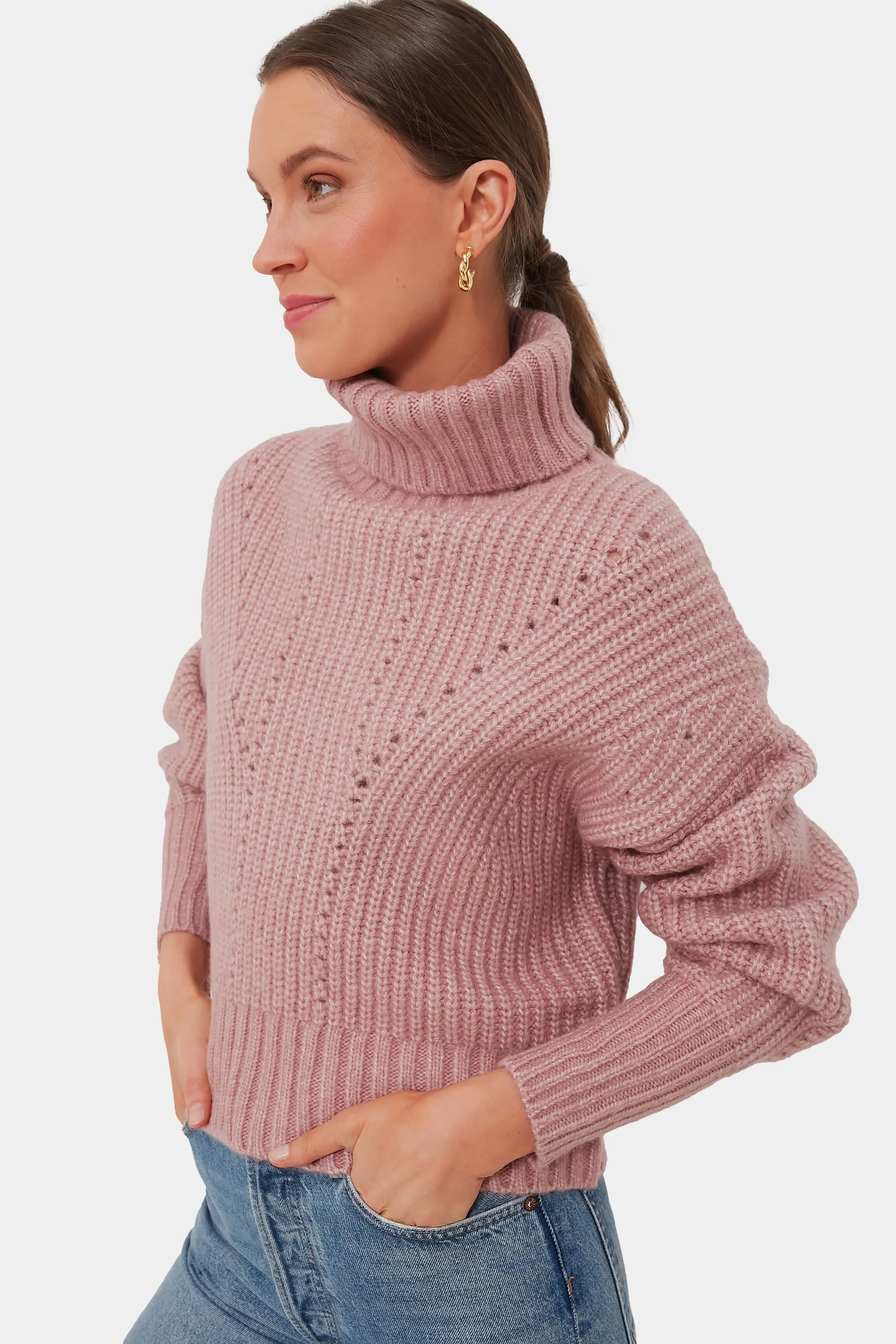 Woodrose Rogan Cropped Knit