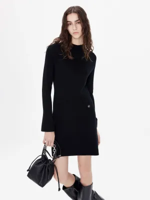 Wool Turtleneck Dress