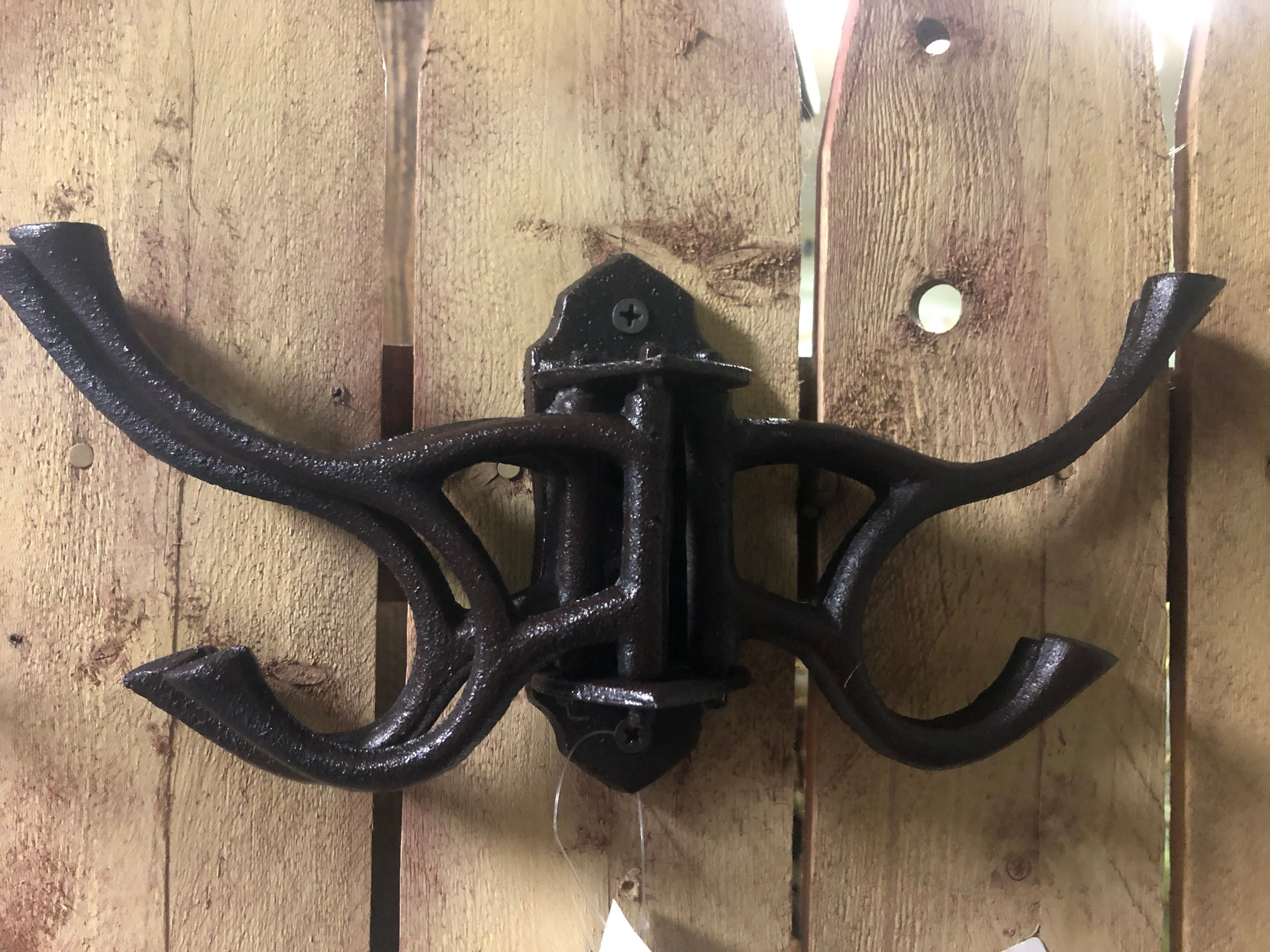 Wrought Iron Coat Rack