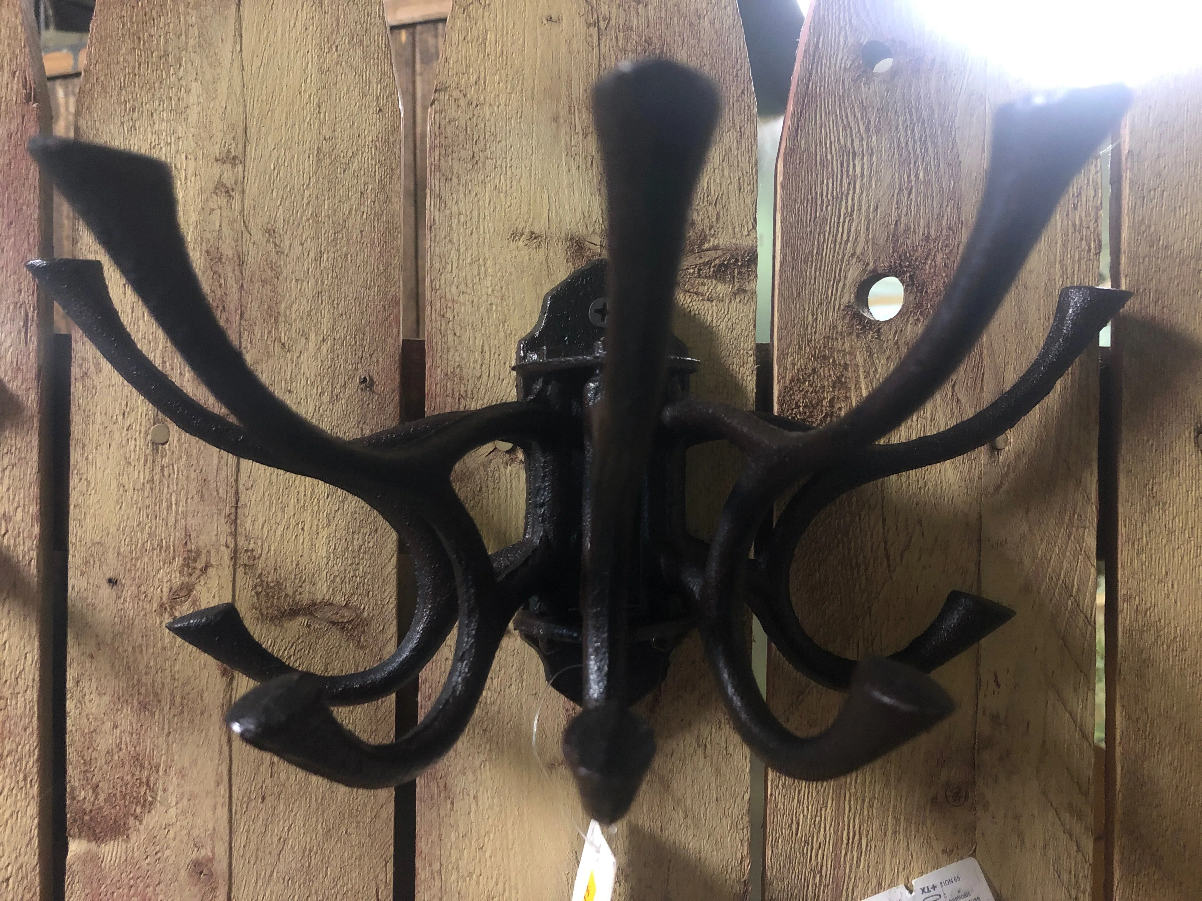 Wrought Iron Coat Rack