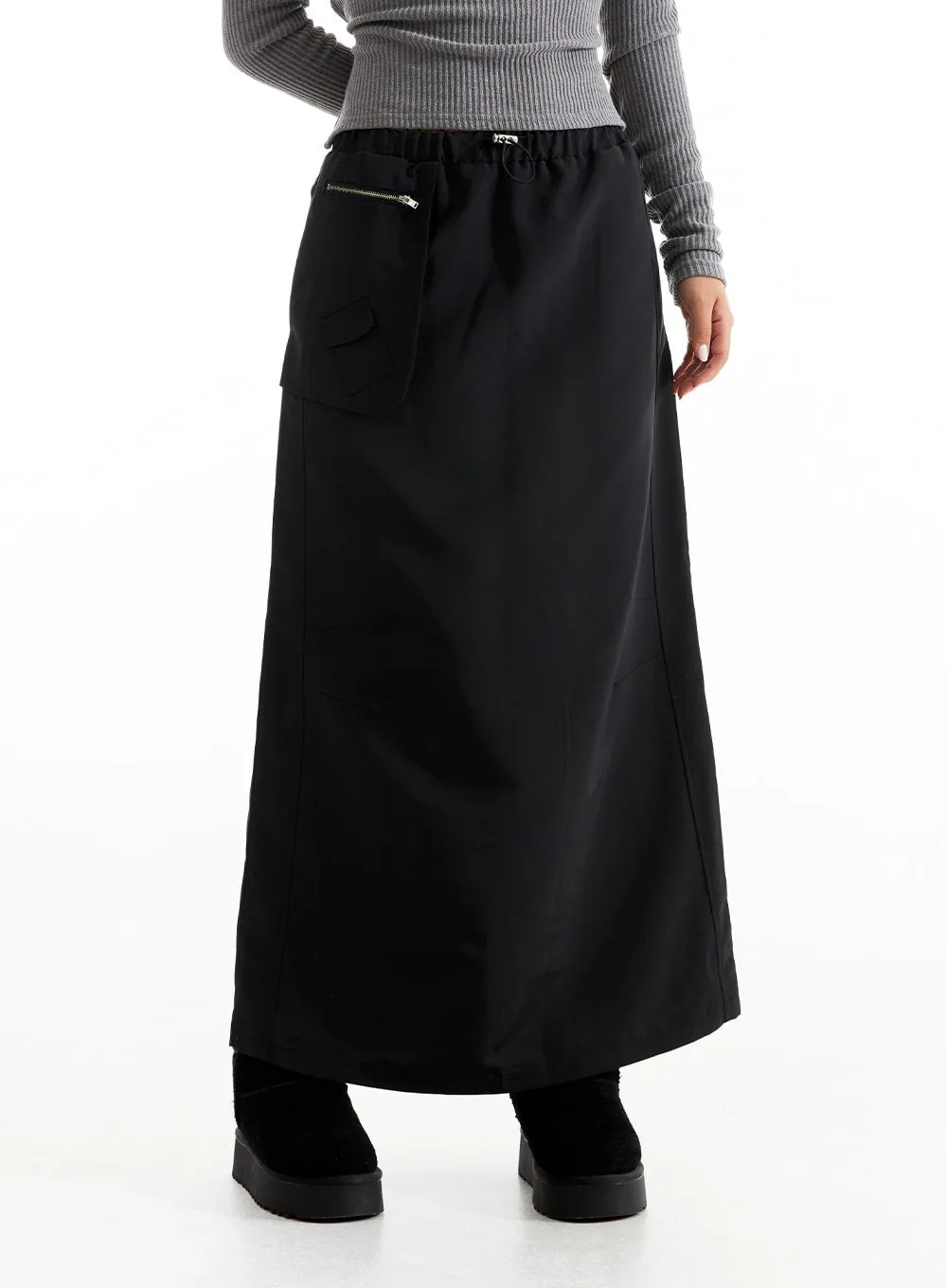 Zippered Maxi Skirt CO313