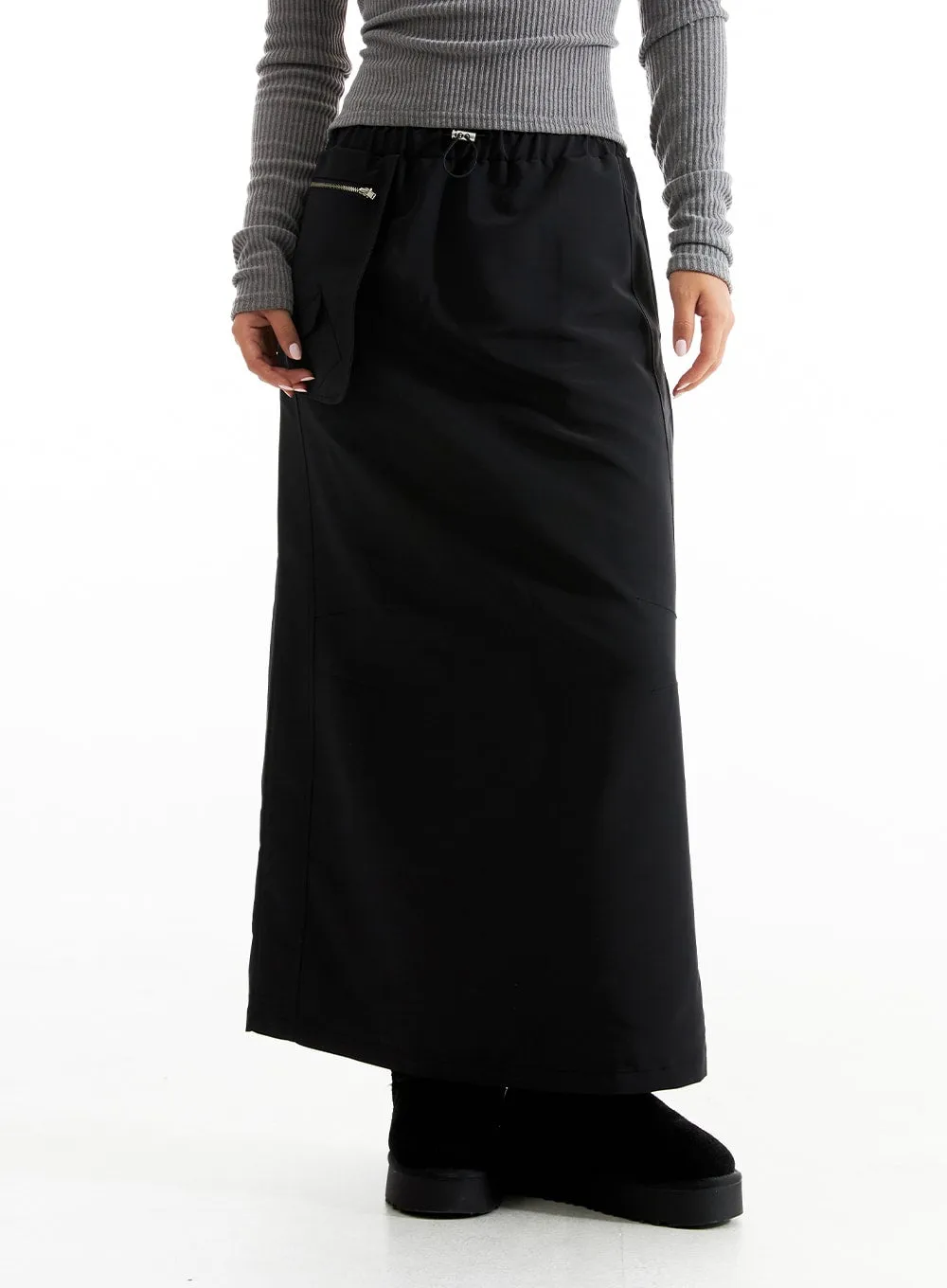 Zippered Maxi Skirt CO313