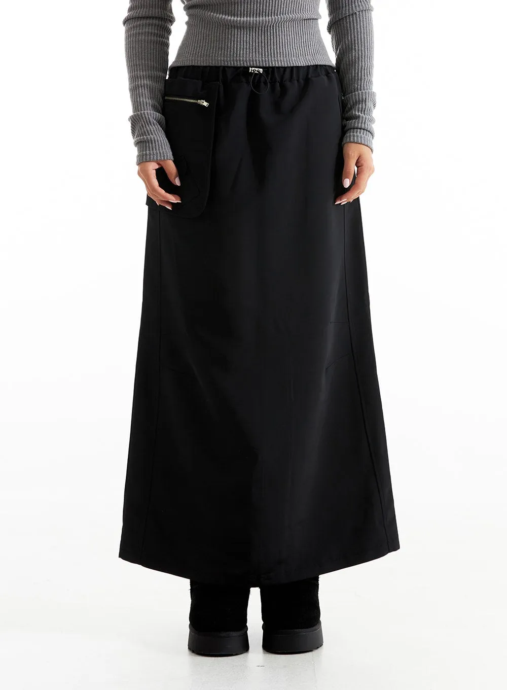 Zippered Maxi Skirt CO313